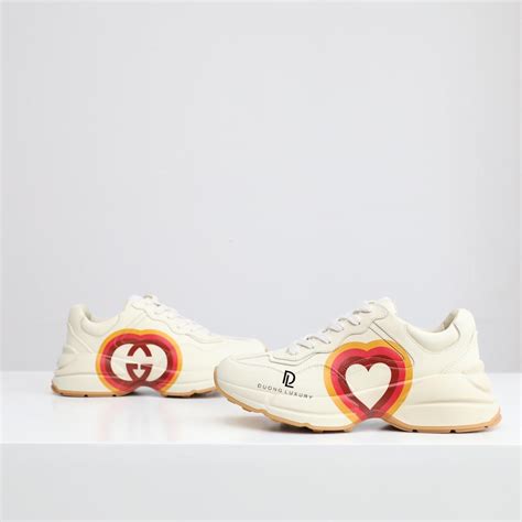 gucci rhyton interlocking g heart w|Gucci Wmns Rhyton 'Interlocking G and Hearts' .